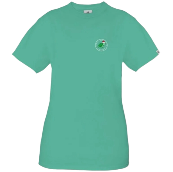 NWT Simply Southern Seashell Christmas Tree Warm Sea Tshirt - Picture 3 of 4